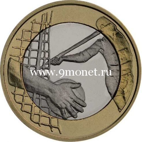 Монета 5 Евро. 2016 год. Финляндия. Легкая атлетика.