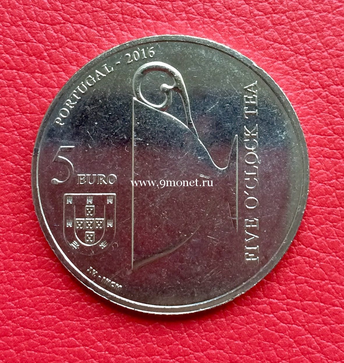 Монета 5 Евро Португалия 2016 года. Екатерина Брагансская.