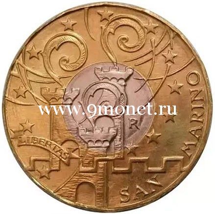 Сан-Марино монета 5 евро 2016 Год Милосердия.