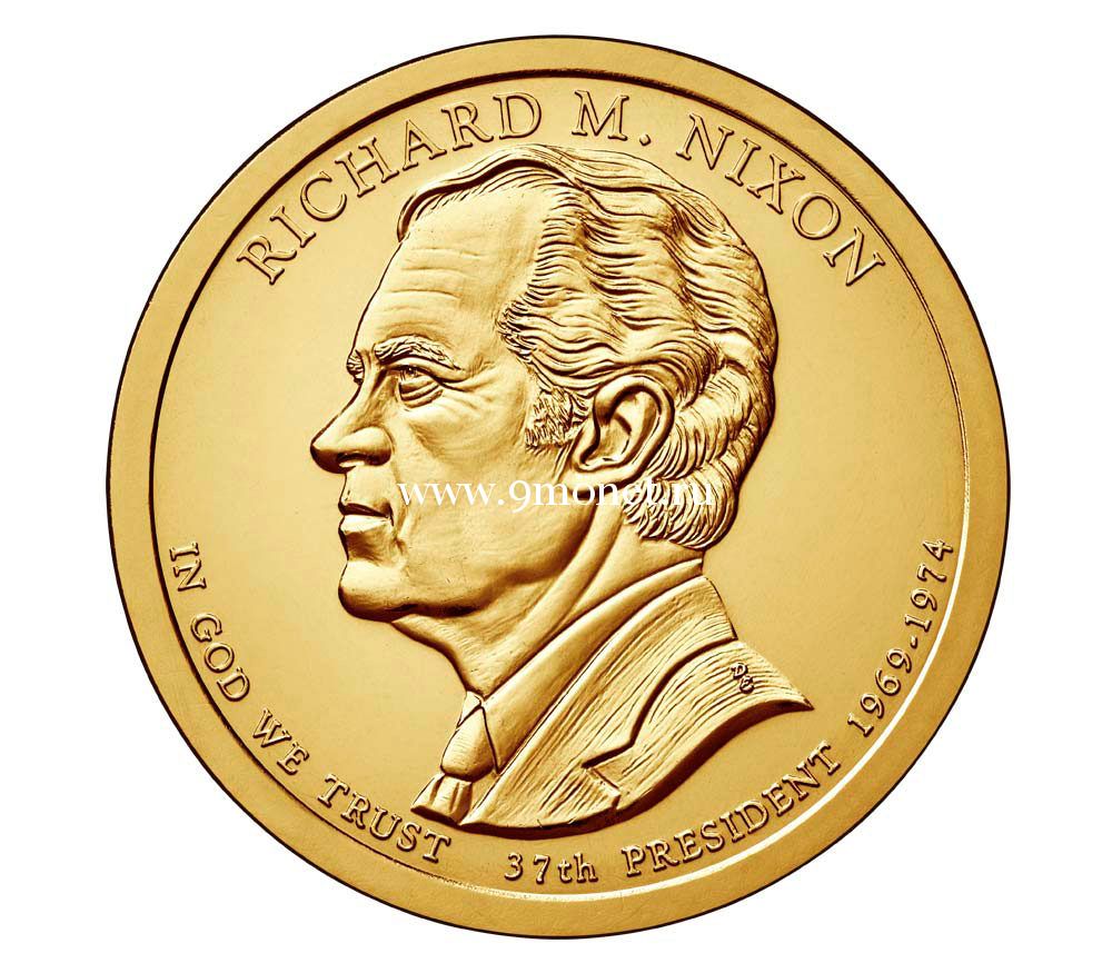США 1 доллар 2016 года 37 президент Милхауз Никсон