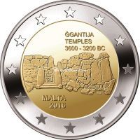 2016 год. Мальта. Монета 2 евро. Джгантия.