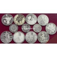Годовой набор монет Казахстана 50 тенге 2013 года 12 монет.