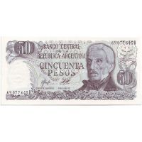 1976 год. Аргентина. Банкнота 50 песо.