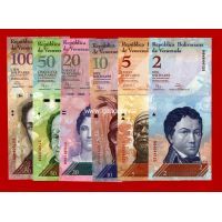 Венесуэла. Набор из 6 банкнот. 2009-2012 гг.