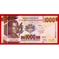 2015 год. Гвинея. Банкнота 1000 франков. UNC