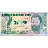 1990 год. Гвинея-Бисау. Банкнота 100 песо. UNC