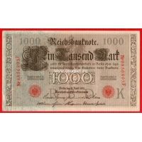 1910 год. Германия. Банкнота 1000 марок.