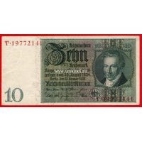 1924 год. Германия. Банкнота 10 марок.