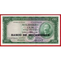 1961 год. Мозамбик. Банкнота 100 эскудо.