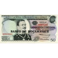 1970 год. Мозамбик. Банкнота 50 эскудо.
