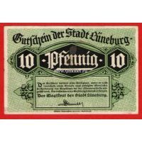 1921 год. Банкнота Нотгельд 10 пфеннигов.