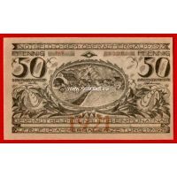 1921 год. Банкнота Нотгельд 50 пфеннигов.