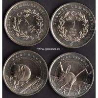 Турция набор монет 1 лира 2016 Тушканчик и Мышь.