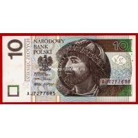 2012 год. Польша банкнота 10 злотых.