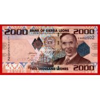 2010 год. Сьерра-Леоне банкнота 2000 леоне. UNC