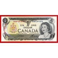 Банкнота Канады 1 доллар 1973 года​