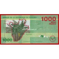 Бурунди банкнота 1000 франков 2015 года