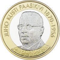 Финляндия 5 евро 2017 года Юхо Кусти Паасикиви