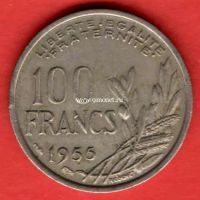 Франция 100 франков 1955 года.