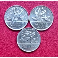 Канада 25 центов 2009 набор монет олимпиада в Ванкувере.