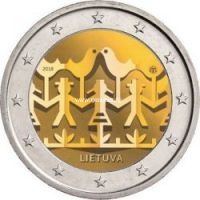 Литва 2 евро 2018 года Праздник песни.