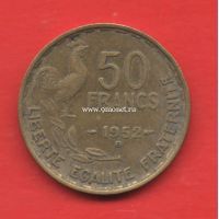Франция монета 50 франков 1952 года.