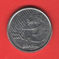 Бразилия монета 10 сентаво 1997 года.