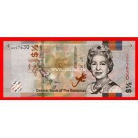 Багамские Острова банкнота 1/2 доллара (50 центов) 2019 год