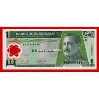 Гватемала банкнота 1 кетцаль 2006 года. (полимер)