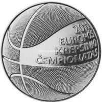 Литва 1 лит 2011 года Чемпионат Европы по баскетболу.