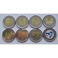 Панама набор 8 монет 1 бальбоа 2019 Всемирный день молодежи.