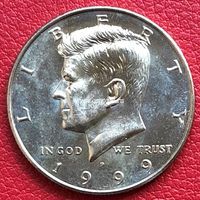 США 50 центов 1999 года Кеннеди Half Dollar P - Филадельфия