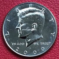 США 50 центов 2000 года Кеннеди Half Dollar D - Денвер