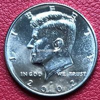 США 50 центов 2002 года Кеннеди Half Dollar P - Филадельфия