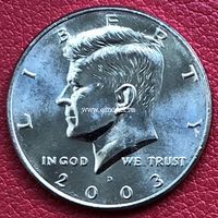 США 50 центов 2003 года Кеннеди Half Dollar D - Денвер