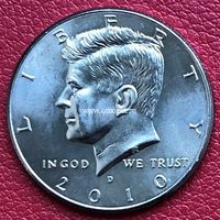 США 50 центов 2010 года Кеннеди Half Dollar D - Денвер