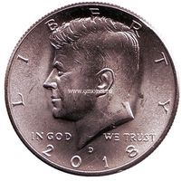 США 50 центов 2018 года Кеннеди Half Dollar D - Денвер
