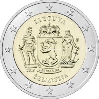​Литва 2 евро 2019 года Жемайтия.