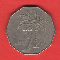 ​Филиппины монета 2 песо 1984 года