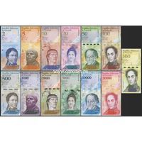 ​​Венесуэла набор банкнот 2012-2017 года. (13 купюр)​