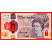 ​Англия (Великобритания) банкнота 20 фунтов 2020 года.