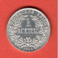 ​Германия 1 марка 1914 года.