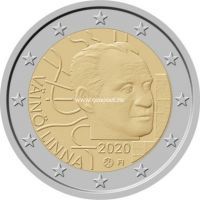​Финляндия 2 евро 2020 Вяйнё Линн.