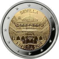 Испания 2 евро 2024 Севильский собор