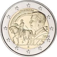 Люксембург 2 евро 2024 Герцог Виллем