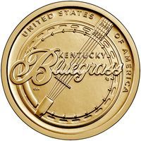 США 1 доллар 2022 года Музыка Блюграсс