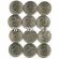 1997-2009 год. Россия набор 12 монет. 5 копеек. СПМД