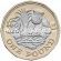 2016 год. Великобритания монета 1 фунт. 12 граней.