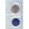 1972 год, США. Дуайт Эйзенхауэр. Монета 1 доллар с жетоном. (в запайке)