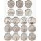 2014 год. Россия набор 18 монет 5 рублей серии 70-лет Победы в Великой Отечественной войне 1941-1945 г.